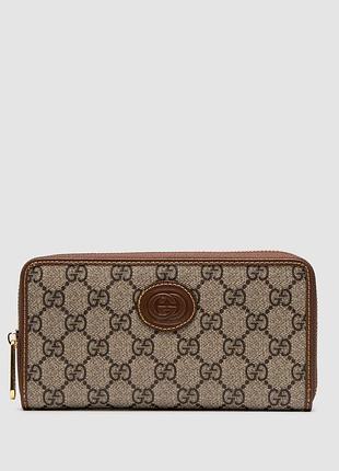 💵 gucci ophidia gg zip around wallet brown