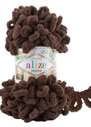 Пряжа puffy 493 5шт/уп 100% микрополиэстер 100г 9,2м тм alize