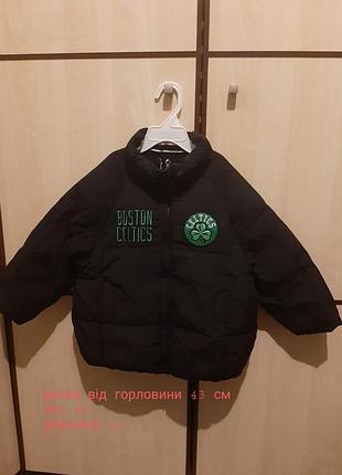 Зимняя куртка zara, размер 104, на 3-4 года