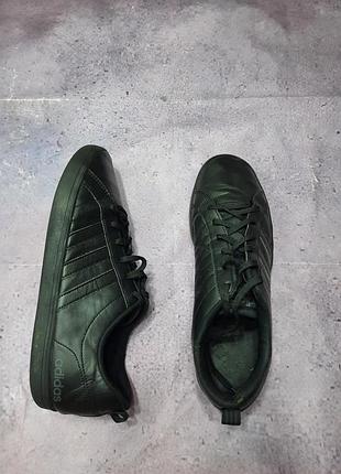 Кросівки чоловічі adidas чорні шкіряні, розмір 44.5