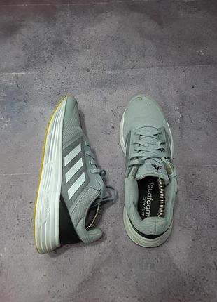 Кросівки чоловічі adidas cloudfoam сірі, розмір 42.5
