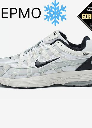 Nike p-6000 platinum tint black gore-tex termo