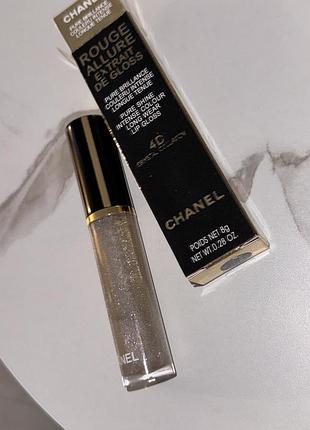 Блиск для губ chanel rouge allure extrait de gloss 4d crystal  4d обʼєм 4д і сяйво рідка помада шанель