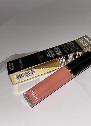 Блиск для губ chanel rouge allure extrait de gloss 4d crystal  4d обʼєм 4д і сяйво рідка помада шанель