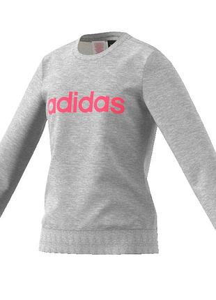 Кофта дет. adidas sudadera essentials linear gris traininn (арт. eh6156) 140 см