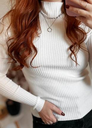 Базові водолазки- гольфи в рубчик 🖤