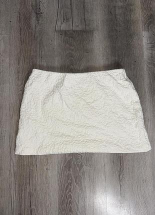 Коротка трикотажна спідниця mango, l