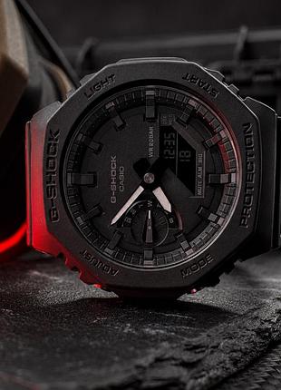 Мужские часы casio g-shock ga-2100-1a1 спортивный ударопрочный 20 atm