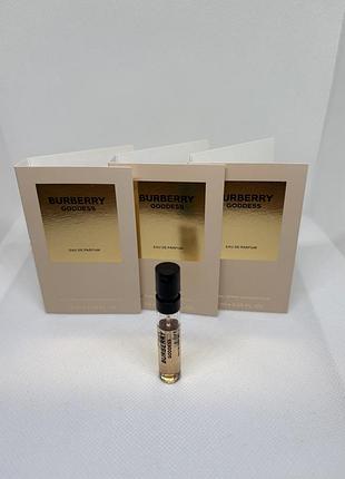 Оригинальный пробник goddess burberry парфюмированная вода