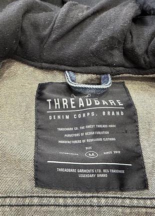 Куртка чоловіча джинсова threadbare з капюшоном 3