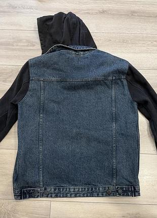 Куртка чоловіча джинсова threadbare з капюшоном 4