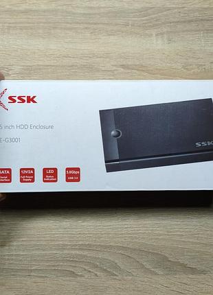 Внешний карманный карман для hdd ssd 3.5" 2.5" sata usb 3.0 ssk he-g3001