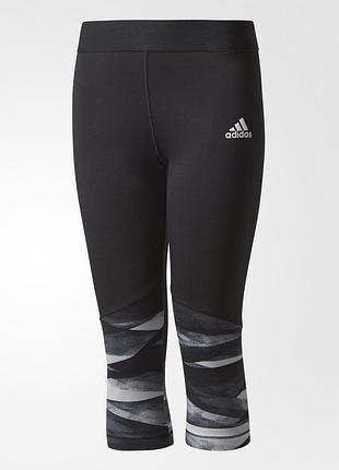 Леггинсы укороченные дет. adidas wrap training k (арт. cd8928) рост 152