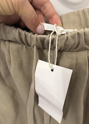 Жіночі брюки zara balloon mid-camel 8