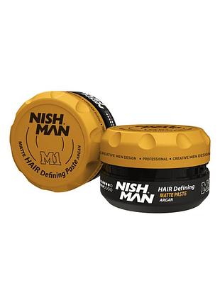 Паста для укладання nishman hair defining matte paste m1 100 мл