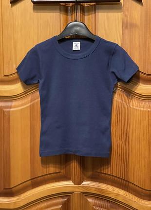Футболка детская синяя petit bateau 🇫🇷 франция р.110(5 лет)
