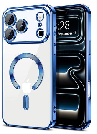 Чохол fiji chrome для apple iphone 18 pro з magsafe та захистом камер blue