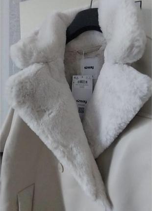 Куртка жіноча дублянка авіатор молочна xl-xxl