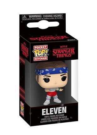 Игровая фигурка на клипсе funko pop! серии дивные чудеса - одиннадцать с банданой