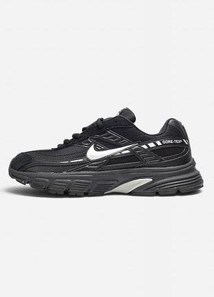 Кроссовки утепленные мужские nike initiator termo black white термо