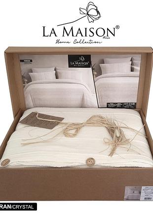 Постельное белье муслин la maison из вареного хлопка евро размер feran crystal