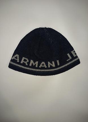 Вінтажна шапка біні armani jeans оригінал