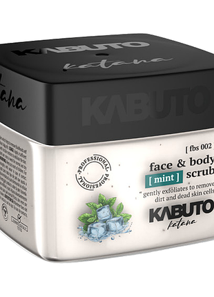 Скраб для лица и тела kabuto face & body scrub mint 240 мл