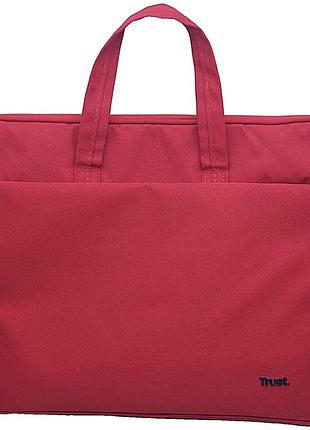 Сумка рюкзак для ноутбука б/у trust bologna slim bag 16" red