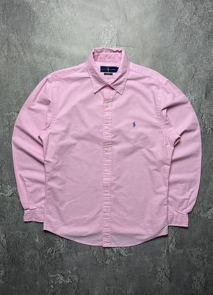 Vintage винтажная рубашка polo ralph lauren поло ральф лаурен big pony size xl размер хл