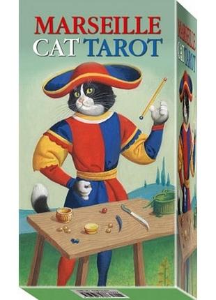 Карты таро марсельских кошек - marseille cat tarot. lo scarabeo , 78 карт, на английском