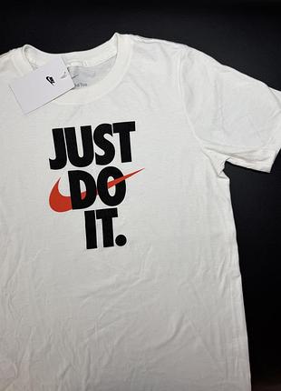 Футболка для підлітків nike just do it біла