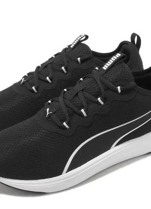 Кросівки пума puma softride cruise 2 'black white' розмір 42 устілка 26,5
