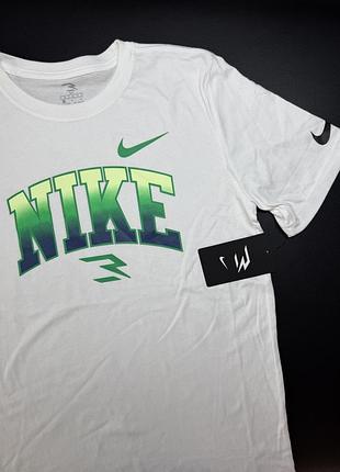 Футболка для підлітків nike біла з логотипом