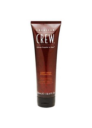 Гель american crew light hold gel 250 мл