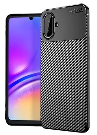 Чохол fiji ultimate carbon для samsung galaxy a08 (a085) протиударний бампер чорний