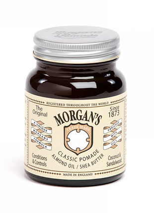 Класична помада з мигдальною олією/маслом ши morgans classic pomade almond oil/shea butter 100 г