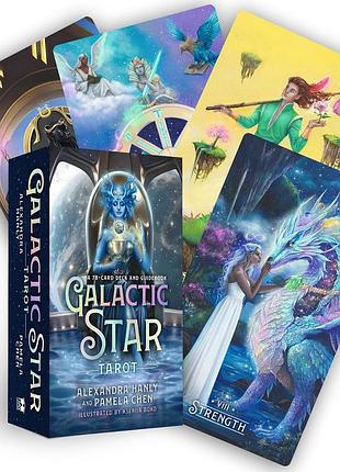 Карты таро галактическое звездное - galactic star tarot, 78 карт, на английском bm