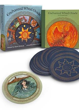 Карты оракул зачарованное колесо года - enchanted wheel oracle 45 карт u.s. games systems, на английском bm