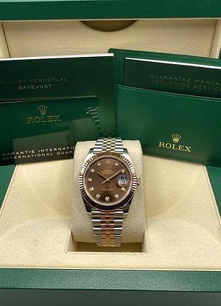 Еталонний годинник oyster perpetual datejust 36 ref. 126231. повний комплект