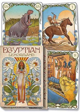 Карти оракул єгипетський ленорман - oracle lenormand oracle. lo scarabeo, 36 карт, англійською bm