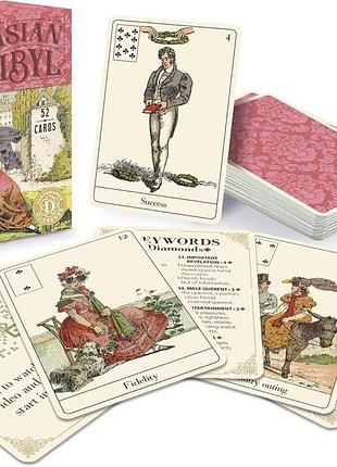 Карти таро ворожіння паризької сивіли - the parisian sibyl tarot fortune telling, 78 карт, англійською bm
