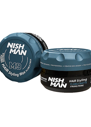 Матова паста для укладання nishman hair styling matte paste m9 100 мл