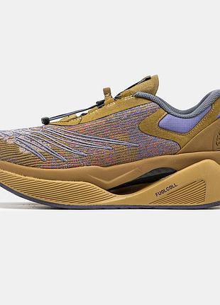 Бежеві кросівки унісекс new balance fuelcell stone island beige violet х нью беланс 36