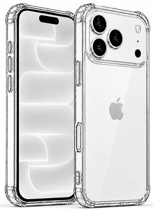Чехол fiji proof для apple iphone 18 pro прозрачный бампер с усиленными бортами transparent
