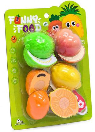 Игровой набор продуктов на липучке funny food 228r5-6 с ножом и досточкой