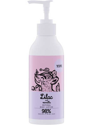 Лосьйон для рук і тіла yope body lotion lilac & vanilla 300 мл