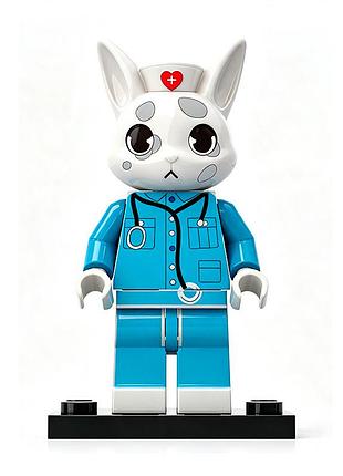 Игрушка медсестра animal hospital (аномальная больница для животных) фигурка для детей (l_16425)