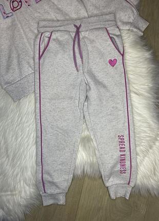 Утеплений костюм для дівчинки primark 4