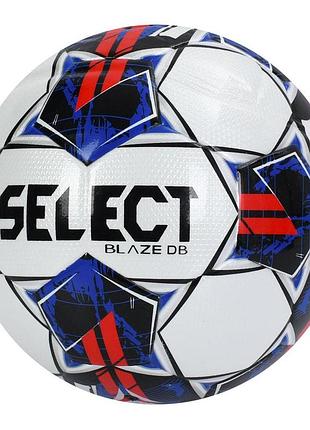 Футбольний м'яч select 4946-2 №4 синій-червоний