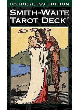 Карти таро безрамкове сміта-уейта - smith-waite tarot deck borderless. us games systems, англійською bm